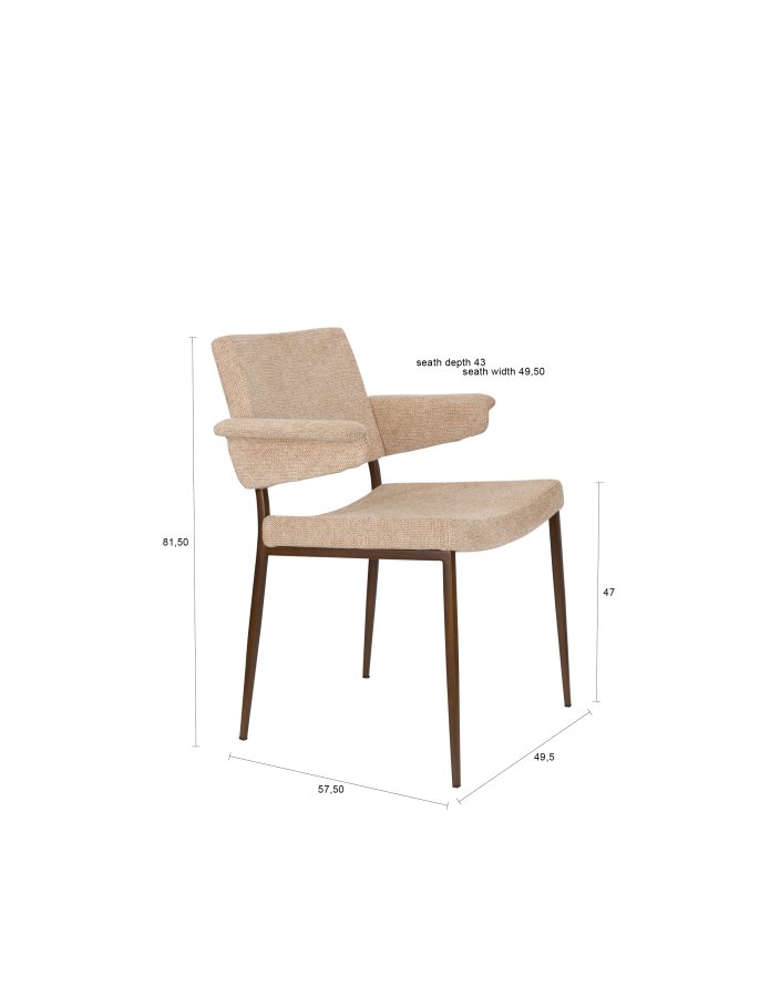 DUTCHBONE Lenestol Portland Beige