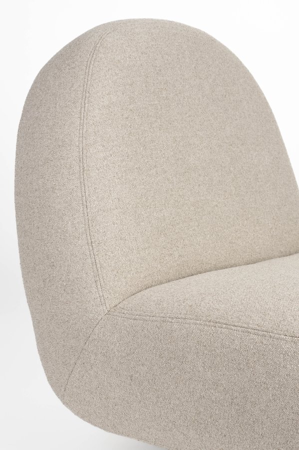 ZUIVER Lounge Chair Eden Cappuccino