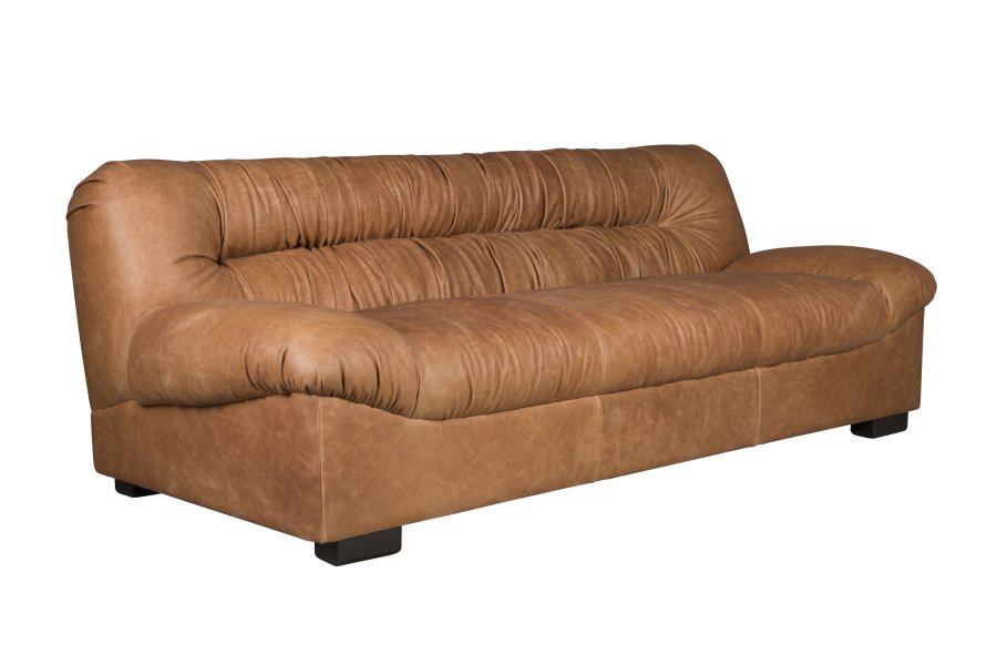 DUTCHBONE Sofa Douglas Wax Leather Cognac
