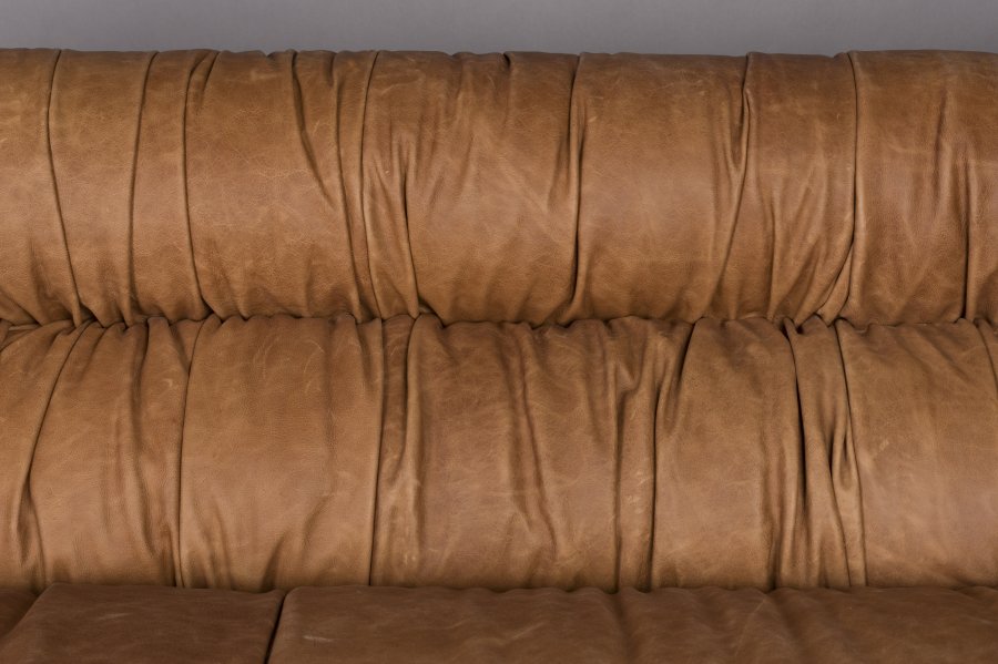 DUTCHBONE Sofa Douglas Wax Leather Cognac