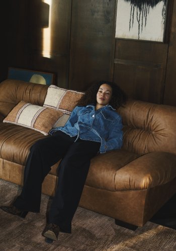 DUTCHBONE Sofa Douglas Wax Leather Cognac