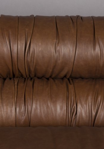 DUTCHBONE Sofa Douglas voks skinnsjokolade