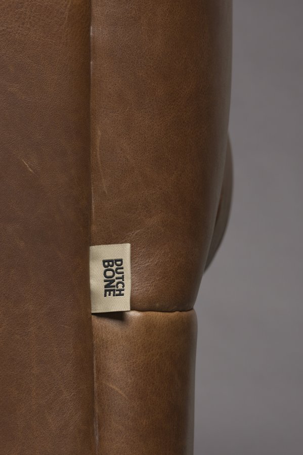 DUTCHBONE Sofa Douglas voks skinnsjokolade