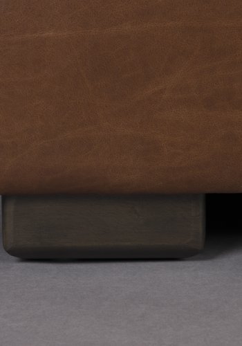 DUTCHBONE Sofa Douglas voks skinnsjokolade