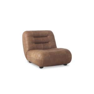 DUTCHBONE Wyatt loungestol - cognac lder