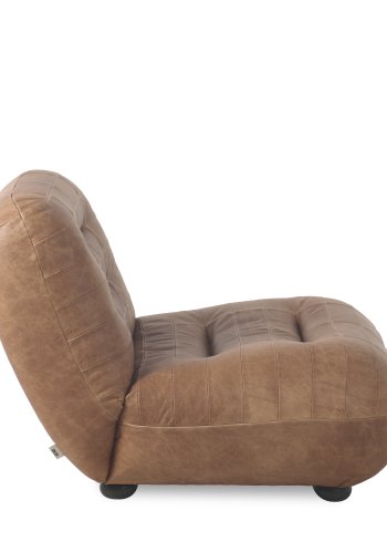 DUTCHBONE Loungestol Wyatt voksskinn Cognac