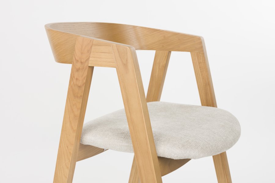 ZUIVER Stol Mads Natur