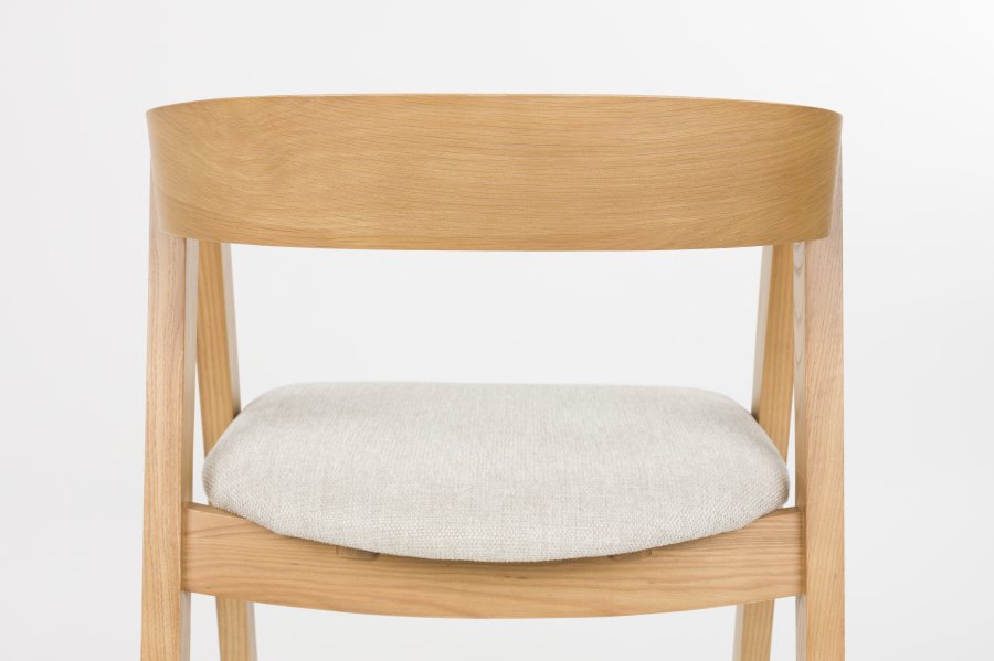 ZUIVER Stol Mads Natur