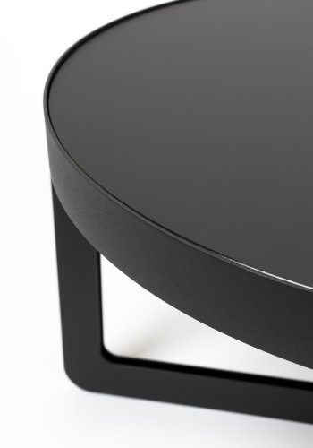 ZUIVER Salongbord i midten Ovalt svart
