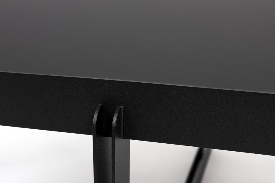 ZUIVER Salongbord i midten Ovalt svart