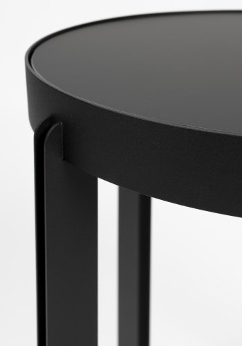 ZUIVER sidebord i midten, svart