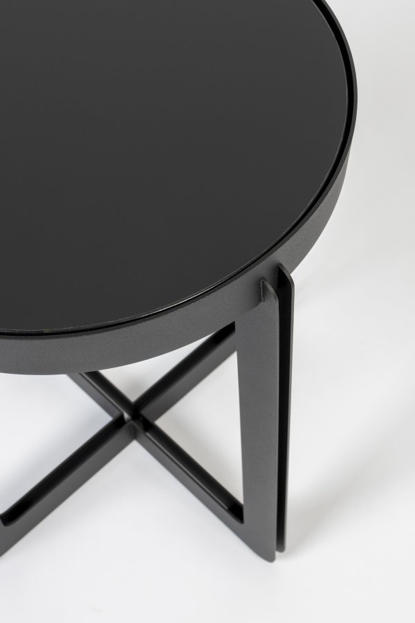 ZUIVER sidebord i midten, svart