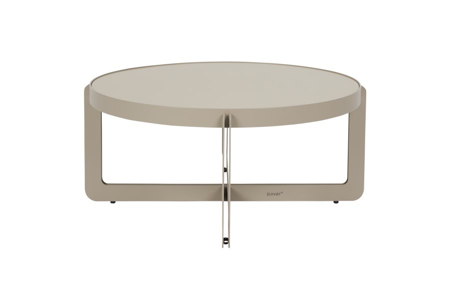 ZUIVER Sofabord Senter Rund Beige