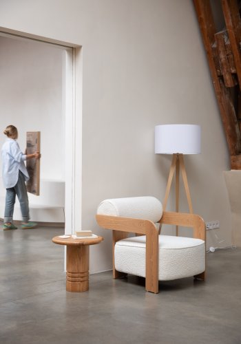 ZUIVER Lounge Chair Oolong Beige