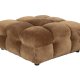 DUTCHBONE Hocker Hackman Velours Cognac