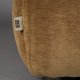 DUTCHBONE Hocker Hackman Velours Cognac