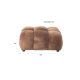DUTCHBONE Hocker Hackman Velours Cognac