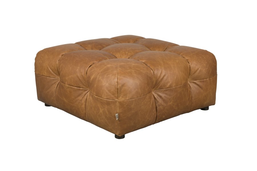 DUTCHBONE Hackman Pall L&auml;der Cognac