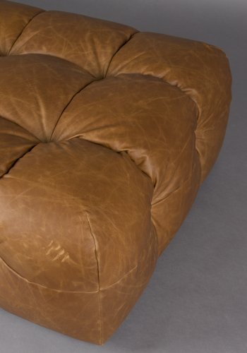 DUTCHBONE Hackman Pall L&auml;der Cognac