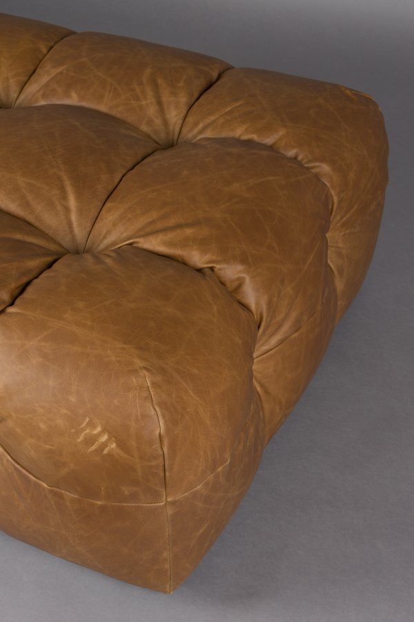 DUTCHBONE Hackman Pall L&auml;der Cognac