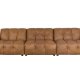 DUTCHBONE Soffa Hackman 4,5-sits L&auml;der Cognac