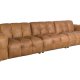 DUTCHBONE Soffa Hackman 4,5-sits L&auml;der Cognac