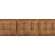 DUTCHBONE Soffa Hackman 4,5-sits L&auml;der Cognac