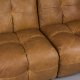 DUTCHBONE Soffa Hackman 4,5-sits L&auml;der Cognac