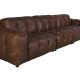 DUTCHBONE Soffa Hackman 4,5-sits l&auml;der choklad