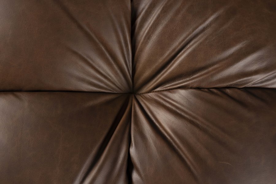 DUTCHBONE Soffa Hackman 4,5-sits l&auml;der choklad