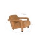 DUTCHBONE Loungef�t�lj Kent Ochre