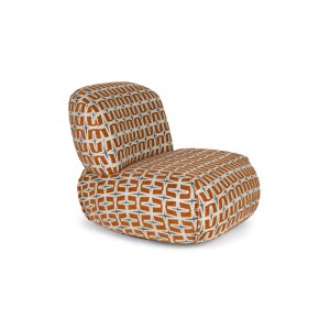 BOLD MONKEY Loungef�t�lj Ritz Beige Br�nd Orange