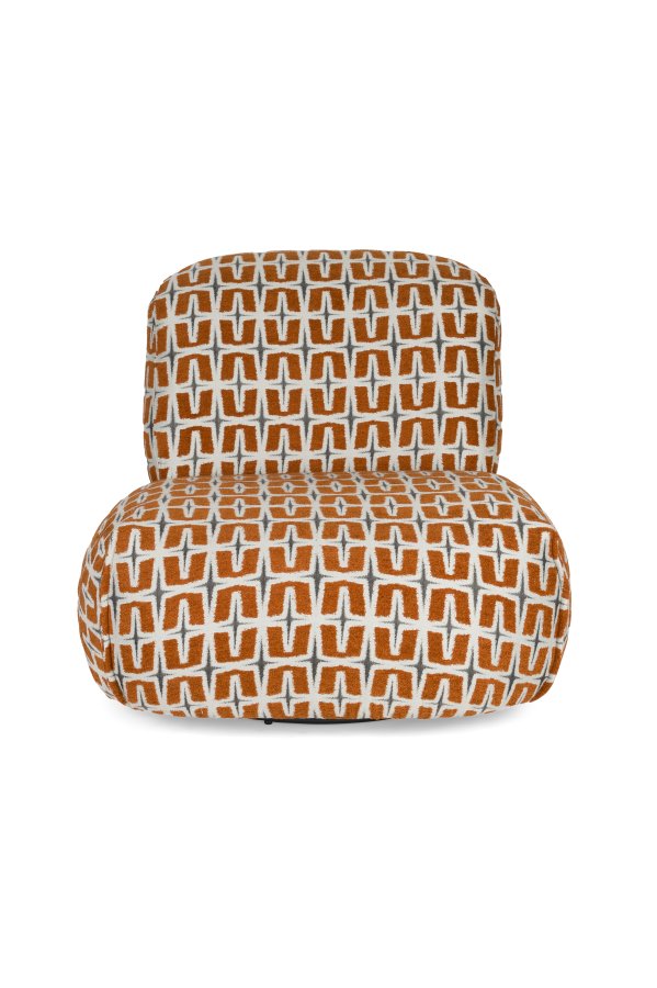 BOLD MONKEY Loungef�t�lj Ritz Beige Br�nd Orange