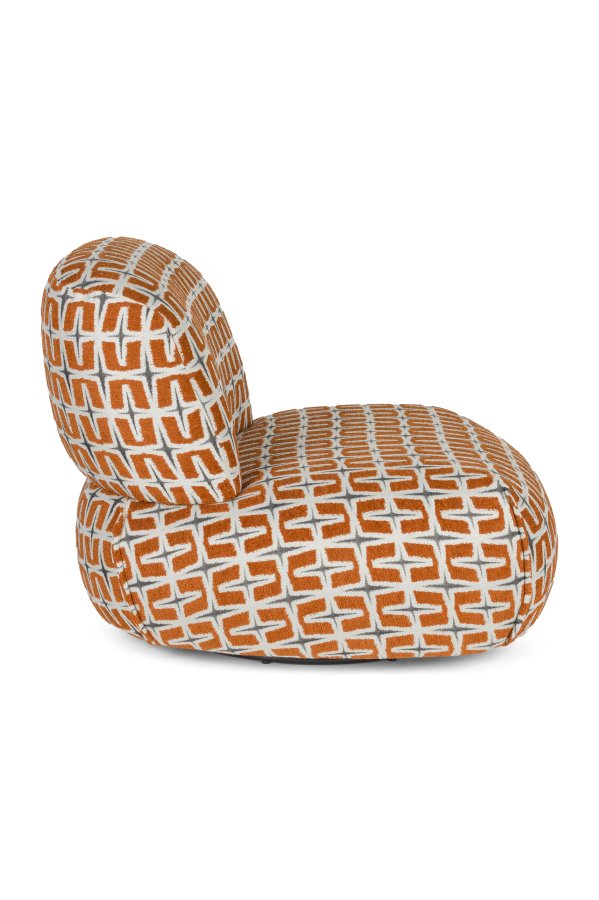 BOLD MONKEY Loungef�t�lj Ritz Beige Br�nd Orange