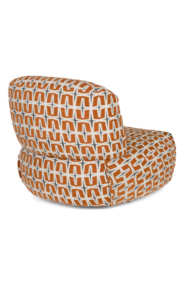 BOLD MONKEY Loungef�t�lj Ritz Beige Br�nd Orange