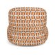 BOLD MONKEY Loungef�t�lj Ritz Beige Br�nd Orange