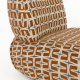 BOLD MONKEY Loungef�t�lj Ritz Beige Br�nd Orange