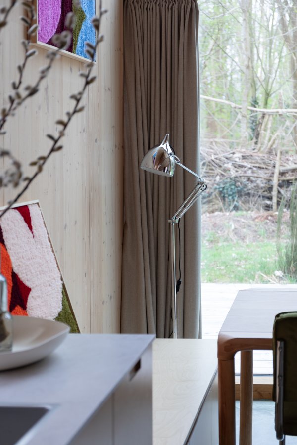 ZUIVER Golvlampsl�sare krom