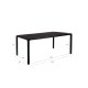 ZUIVER Bord Storm 160x90 Svart
