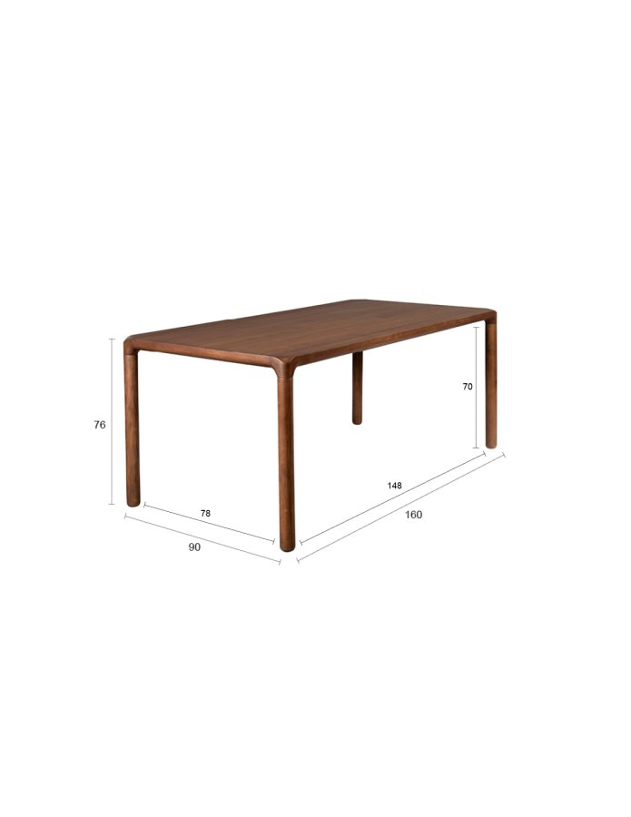 ZUIVER Bord Storm 160x90 Valn�tt