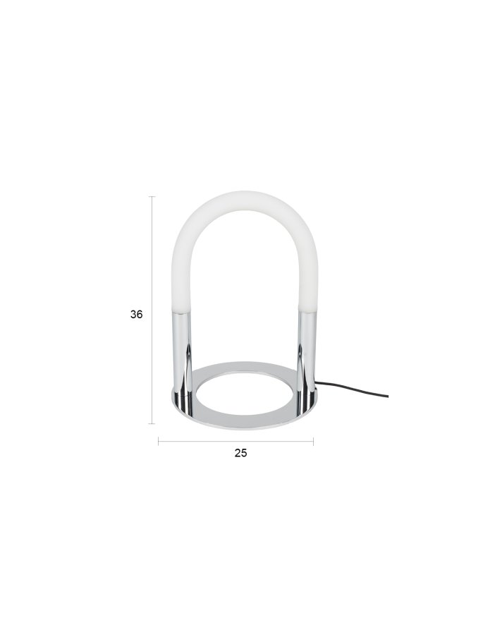 ZUIVER Bordlampa Arc Krom