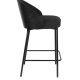 DUTCHBONE barstol Rodin Boucl&eacute; svart