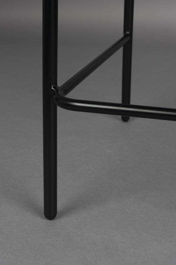 DUTCHBONE barstol Rodin Boucl&eacute; svart