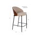 DUTCHBONE barstol Rodin beige