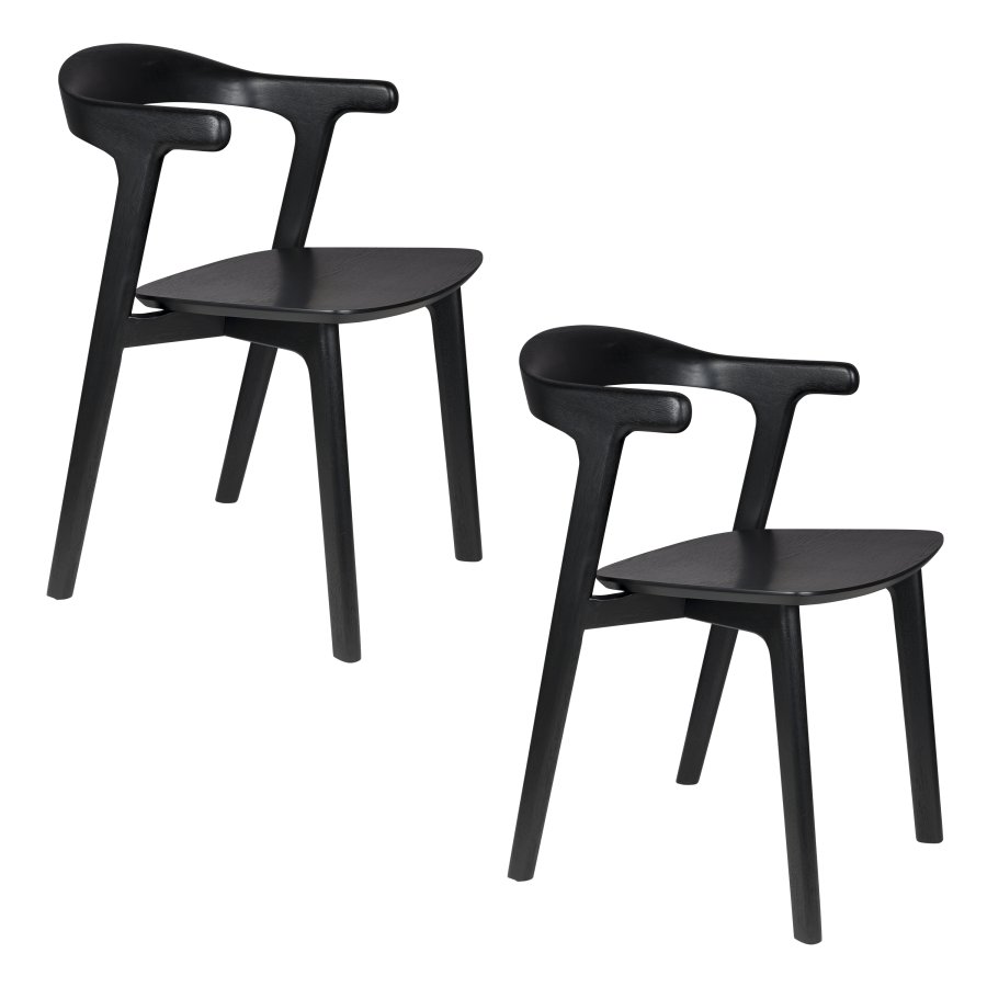 ZUIVER Stol Northwood Svart