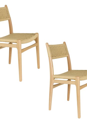 Dutchbone-stol Cecile Naturf&auml;rgad