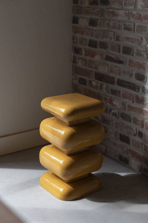 DUTCHBONE Pall Stubby Ockra Gul