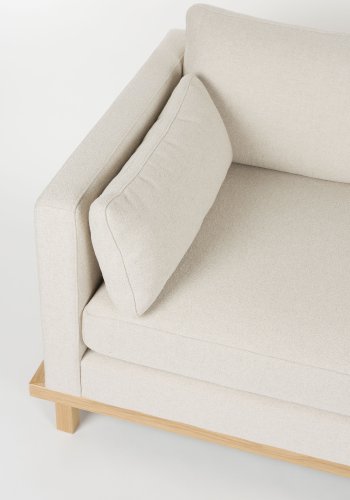 ZUIVER Soffa Blossom 4,5-sits Ek Sand