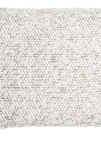 HOUSE NORDIC Spisestuestol, hvit bouclé med sorte ben, HN1270