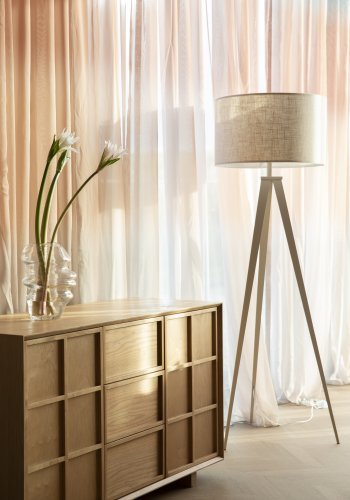 ZUIVER Golvlampstativ Beige